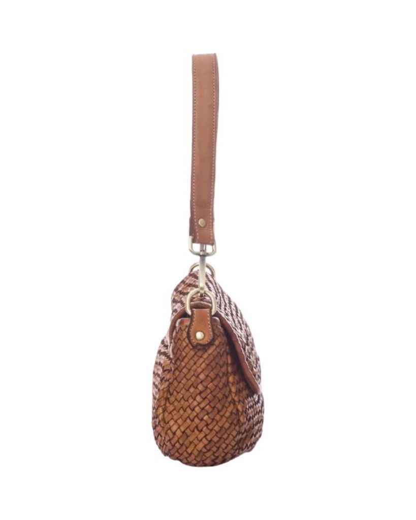BZNA Bag Clara Braun Italy Damen Handtasche Schultertasche Tasche Leder