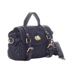 Lade das Bild in den Galerie-Viewer, BZNA Bag Trixie Blau Italy Damen Handtasche Schultertasche Tasche Leder - B Z N A

