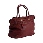 Lade das Bild in den Galerie-Viewer, BZNA Bag Mila Weinrot vintage Italy Designer Business Damen Handtasche Ledertasche Schultertasche Tasche Leder Shopper Neu - B Z N A
