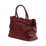 Lade das Bild in den Galerie-Viewer, BZNA Bag Mila Weinrot vintage Italy Designer Business Damen Handtasche Ledertasche Schultertasche Tasche Leder Shopper Neu - B Z N A
