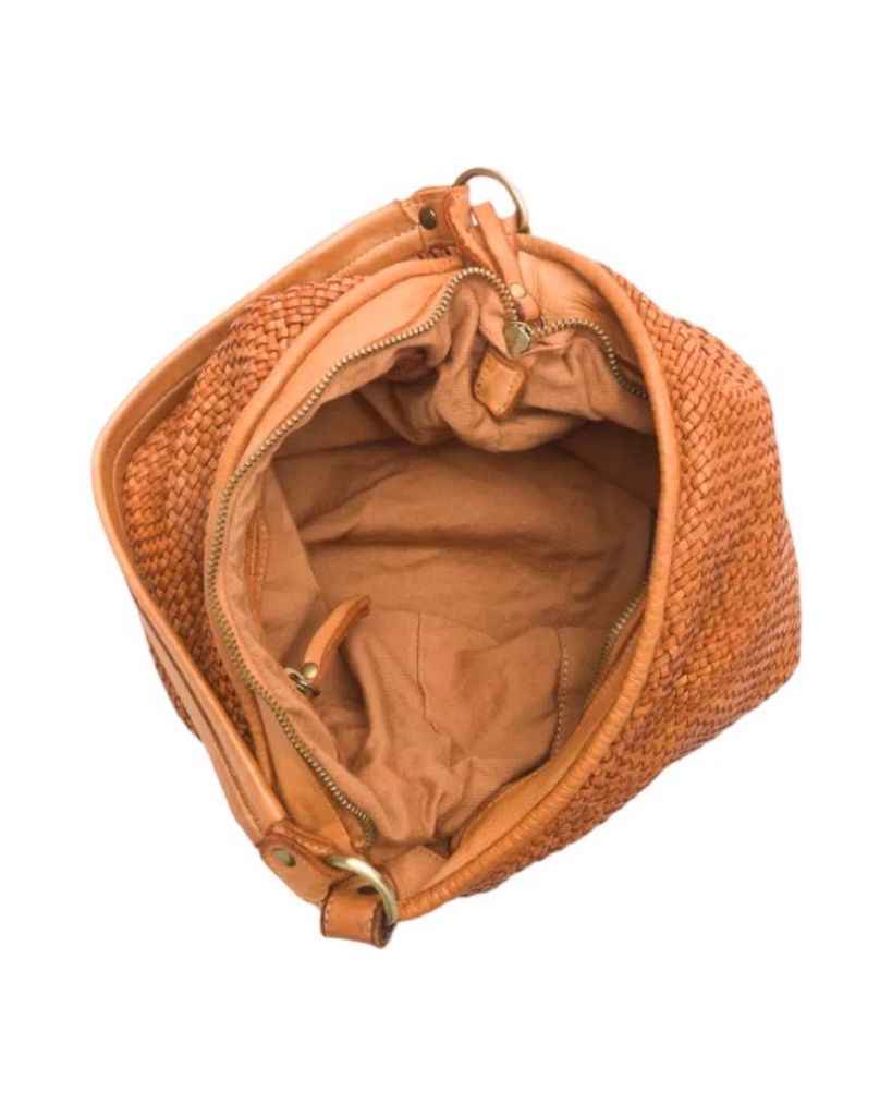 BZNA Bag Sophia Braun Italy Designer Beutel Umhängetasche Damen Handtasche