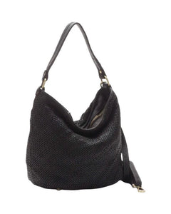 BZNA Bag Sophia Schwarz Italy Designer Beutel Umhängetasche Damen Handtasche - B Z N A