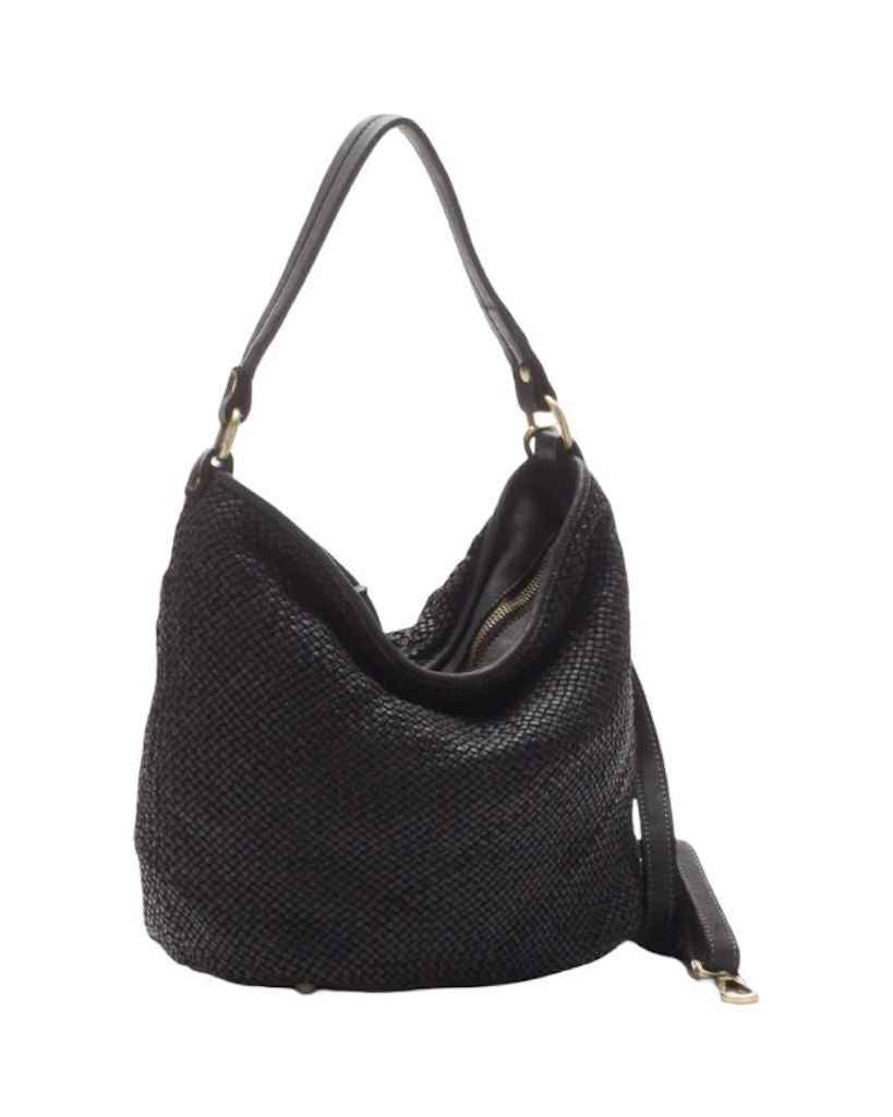 BZNA Bag Sophia Schwarz Italy Designer Beutel Umhängetasche Damen Handtasche