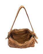 Lade das Bild in den Galerie-Viewer, BZNA Umhängetasche Helina Bordeaux Italy Designer Clutch Ledertasche Schultertasche - B Z N A
