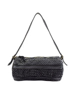 Lade das Bild in den Galerie-Viewer, BZNA Umhängetasche Helina Schwarz Italy Designer Clutch Ledertasche Schultertasche - B Z N A
