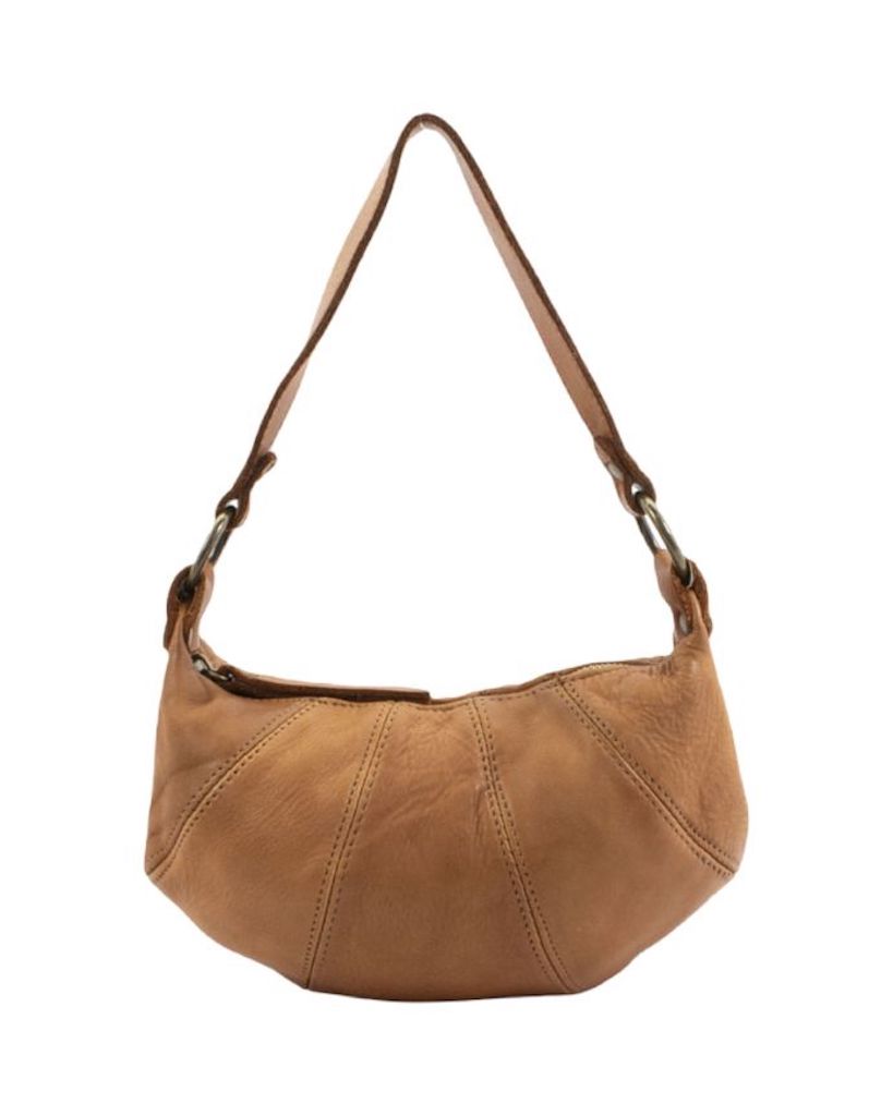 BZNA Bag Florin Cognac Italy Designer Umhängetasche Fanny Bag Schultertasche Tasche Leder Neu - B Z N A