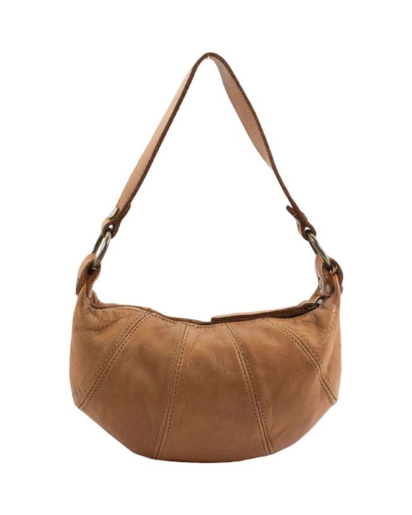 BZNA Bag Florin Cognac Italy Designer Umhängetasche Fanny Bag Schultertasche Tasche Leder Neu - B Z N A