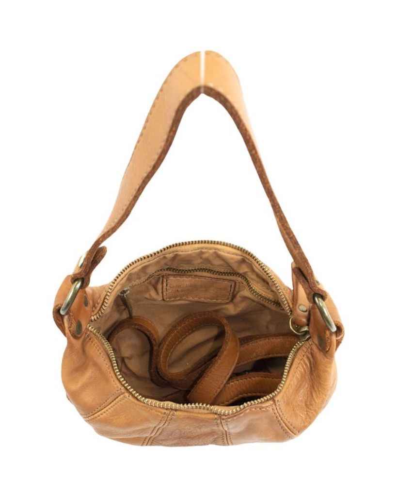 BZNA Bag Florin Braun Italy Designer Umhängetasche Fanny Bag Schultertasche Tasche Leder Neu