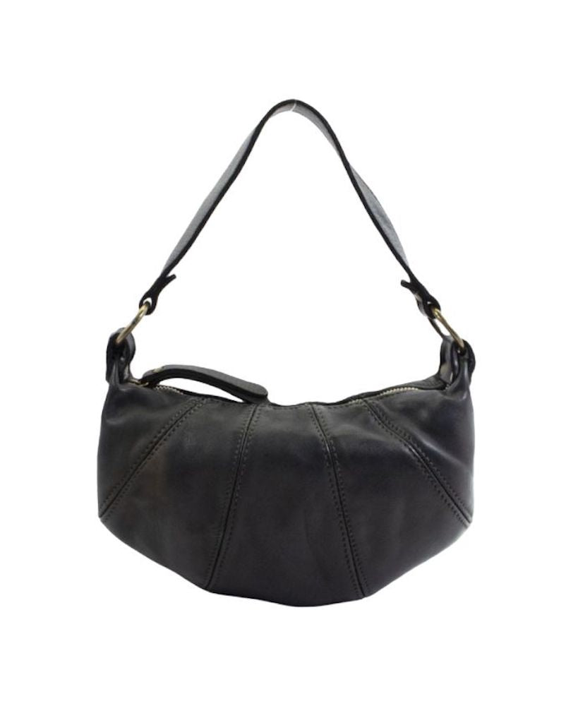 BZNA Bag Florin Schwarz Italy Designer Umhängetasche Fanny Bag Schultertasche Tasche Leder Neu - B Z N A