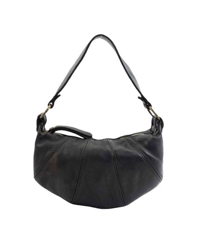 BZNA Bag Florin Schwarz Italy Designer Umhängetasche Fanny Bag Schultertasche Tasche Leder Neu