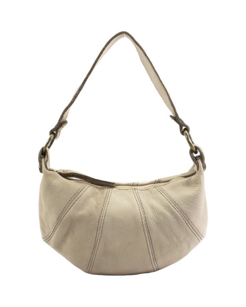 BZNA Bag Florin Beige Italy Designer Umhängetasche Fanny Bag Schultertasche Tasche Leder Neu - B Z N A