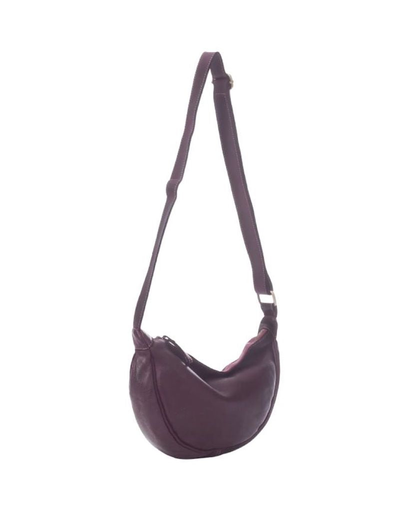 BZNA Bag Salma Bordeaux Italy Designer Umhängetasche Fanny Bag Schultertasche Tasche Leder Neu - B Z N A
