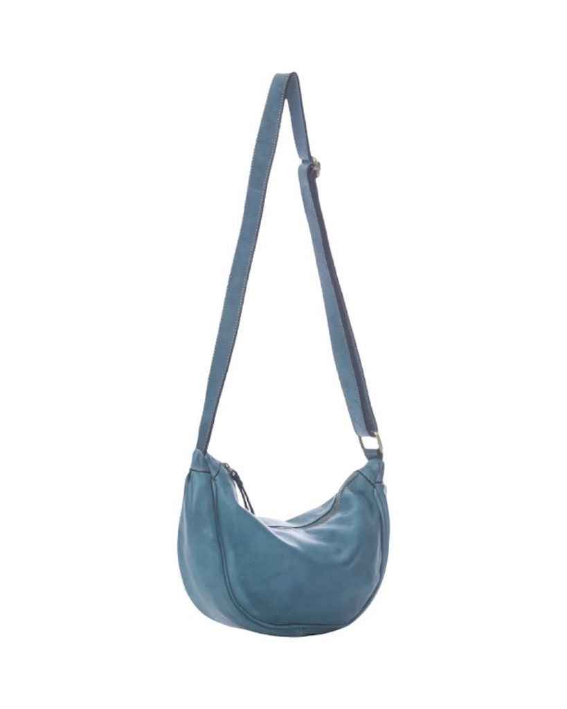BZNA Bag Salma Petrol Italy Designer Umhängetasche Fanny Bag Schultertasche Tasche Leder Neu