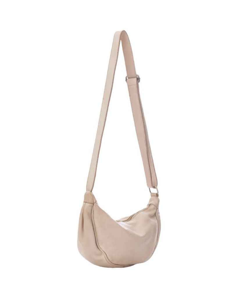 BZNA Bag Salma Beige Italy Designer Umhängetasche Fanny Bag Schultertasche Tasche Leder Neu