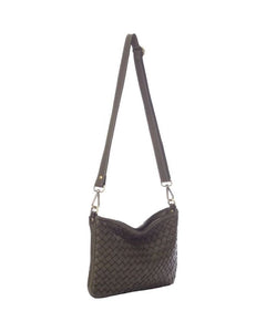 BZNA Bag Emma Grün Italy Designer Clutch Umhängetasche Ledertasche Schultertasche Tasche Leder Neu - B Z N A