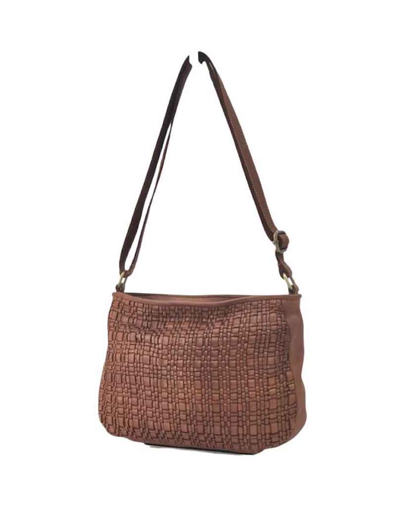 BZNA Bag Fentje Cognac Italy Designer Umhängetasche Ledertasche Schultertasche Tasche Leder