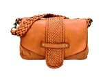 Lade das Bild in den Galerie-Viewer, BZNA Bag Rada Cognac Italy Damen Handtasche Schultertasche Tasche Leder - B Z N A
