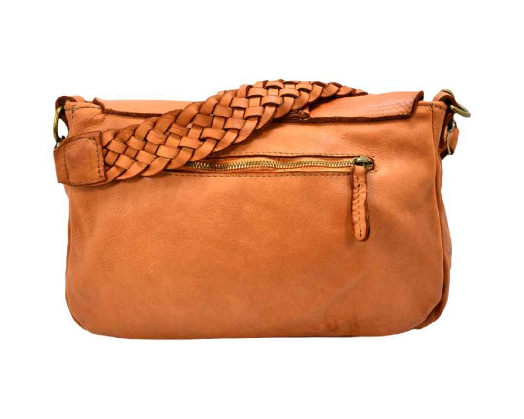 BZNA Bag Rada Schwarz Italy Damen Handtasche Schultertasche Tasche Leder