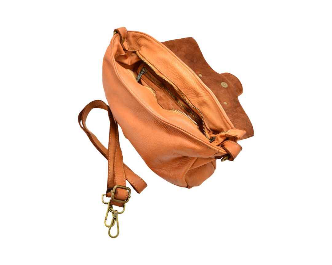 BZNA Bag Rada Schwarz Italy Damen Handtasche Schultertasche Tasche Leder