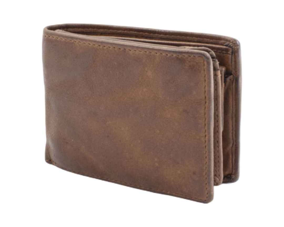 BZNA Berlin Mario Herren Geldbörse Cognac Wallet Clutch Leather Leder Portemonnaie