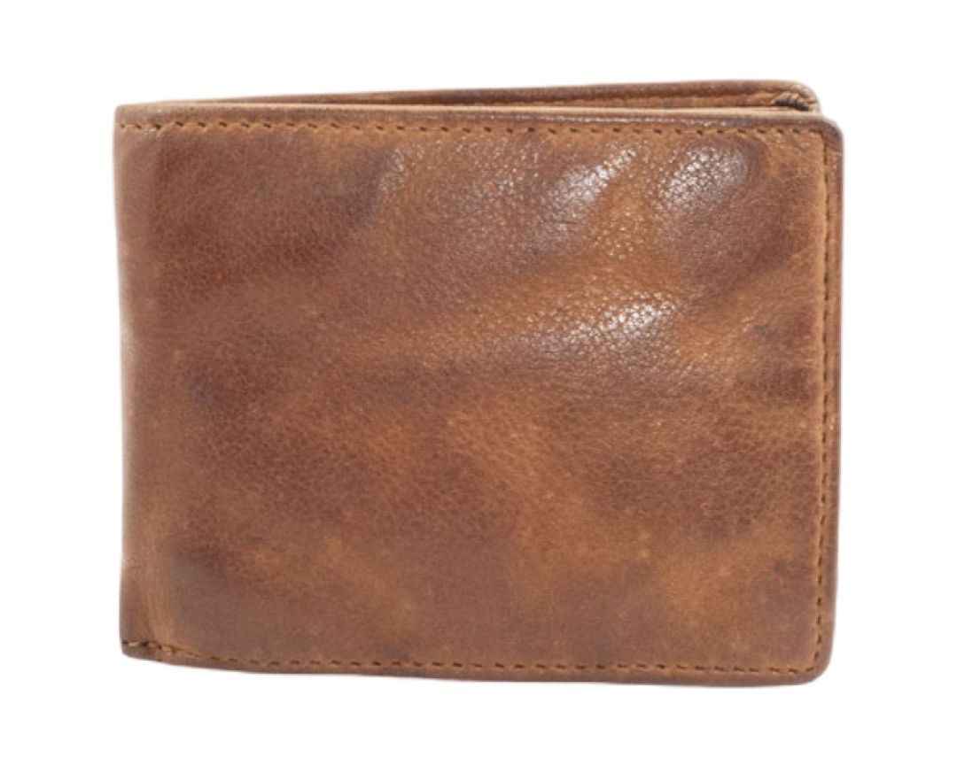 BZNA Berlin Mario Herren Geldbörse Cognac Wallet Clutch Leather Leder Portemonnaie