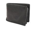 Lade das Bild in den Galerie-Viewer, BZNA Berlin Mario Herren Geldbörse Schwarz Wallet Clutch Leather Leder Portemonnaie - B Z N A
