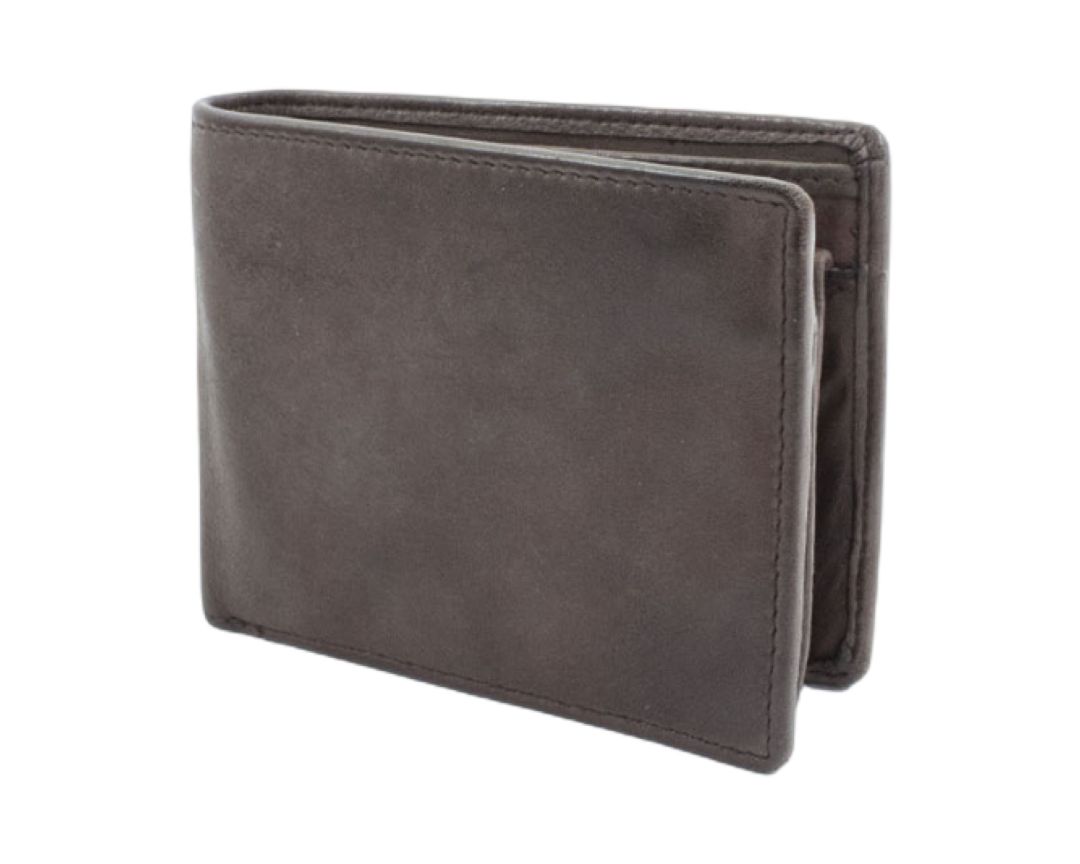 BZNA Berlin Mario Herren Geldbörse Braun Wallet Clutch Leather Leder Portemonnaie - B Z N A