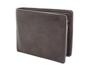 BZNA Berlin Mario Herren Geldbörse Braun Wallet Clutch Leather Leder Portemonnaie - B Z N A