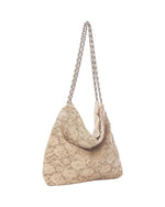 Lade das Bild in den Galerie-Viewer, BZNA Umhängetasche Emy Beige Designer Laser Cut Beutel Handtasche Schultertasche - B Z N A
