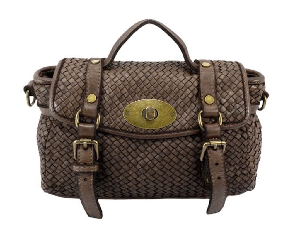 BZNA Bag Trixie Braun  Italy Damen Handtasche Schultertasche Tasche Leder - B Z N A