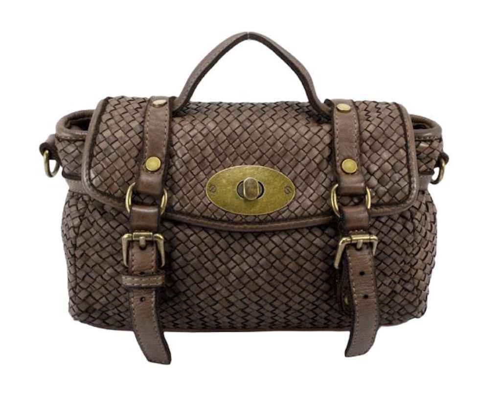 BZNA Bag Trixie Braun  Italy Damen Handtasche Schultertasche Tasche Leder