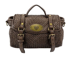 BZNA Bag Trixie Braun  Italy Damen Handtasche Schultertasche Tasche Leder - B Z N A