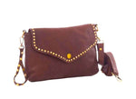 Lade das Bild in den Galerie-Viewer, BZNA Bag Doria Bordeaux Clutch Italy Designer Damen Umhängetasche Schultertasche Neu - B Z N A
