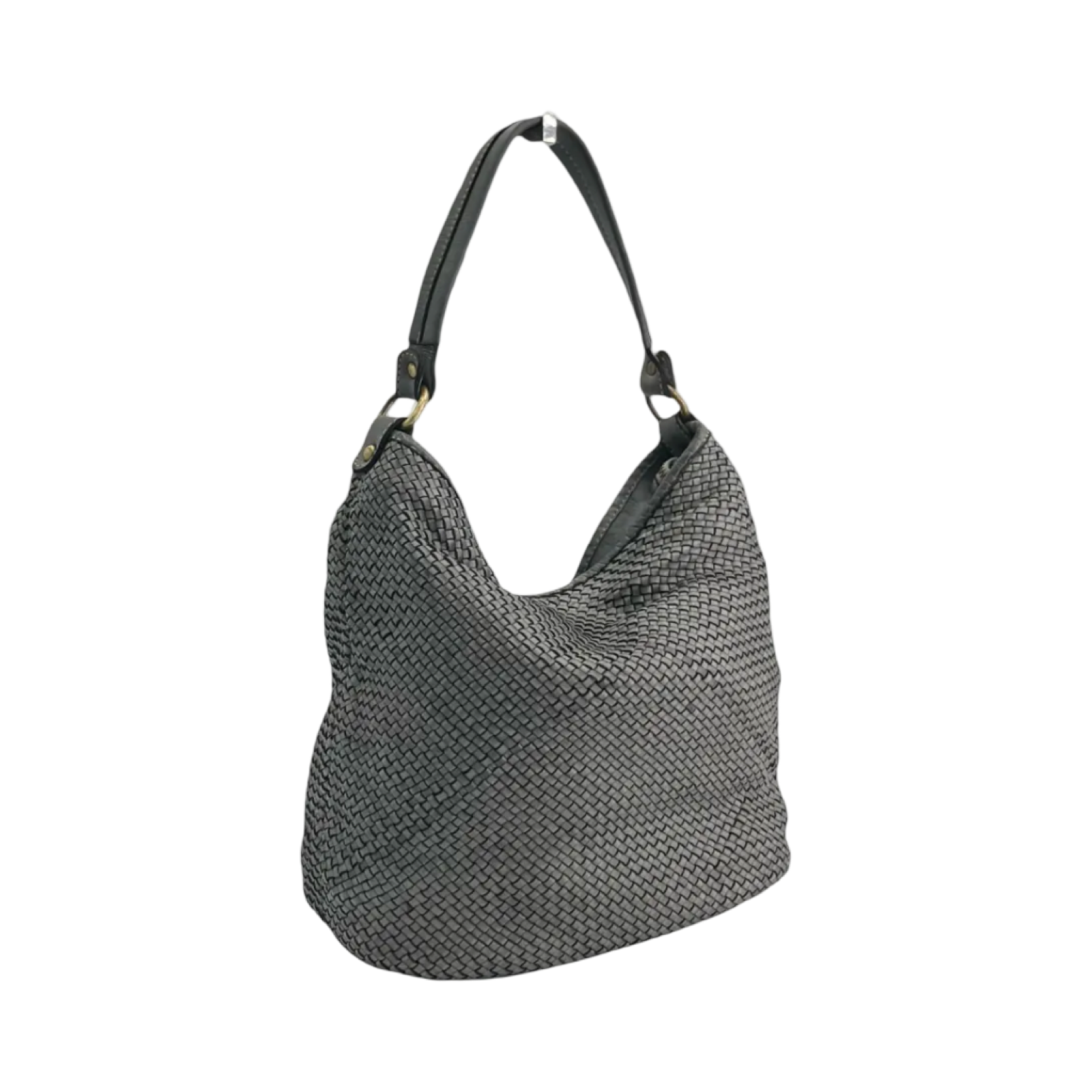 BZNA Bag Sophia Grau Italy Designer Beutel Umhängetasche Damen Handtasche - B Z N A