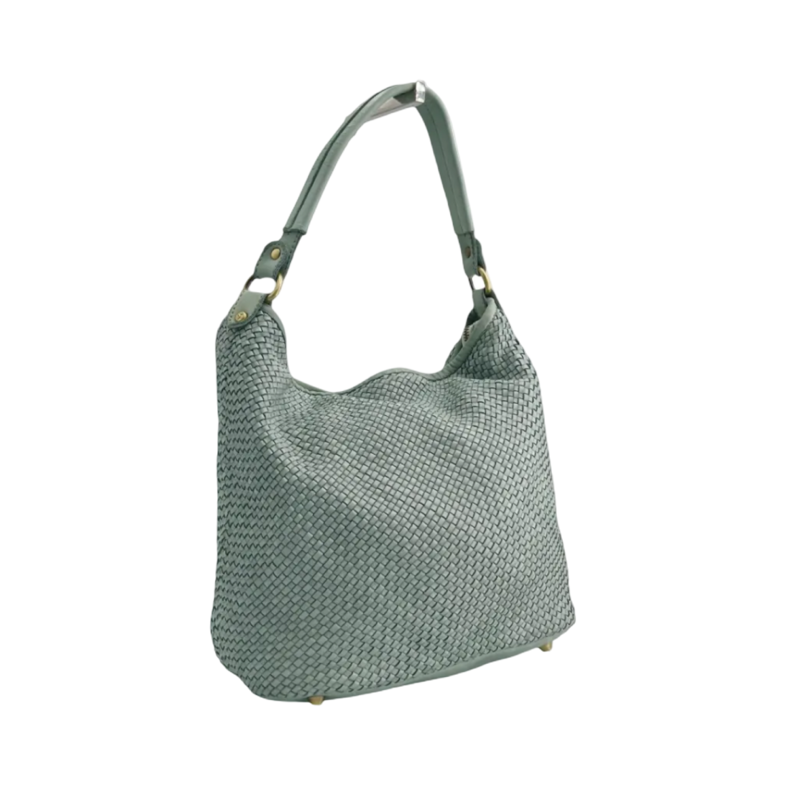 BZNA Bag Sophia Salvia Grün Italy Designer Beutel Umhängetasche Damen Handtasche - B Z N A