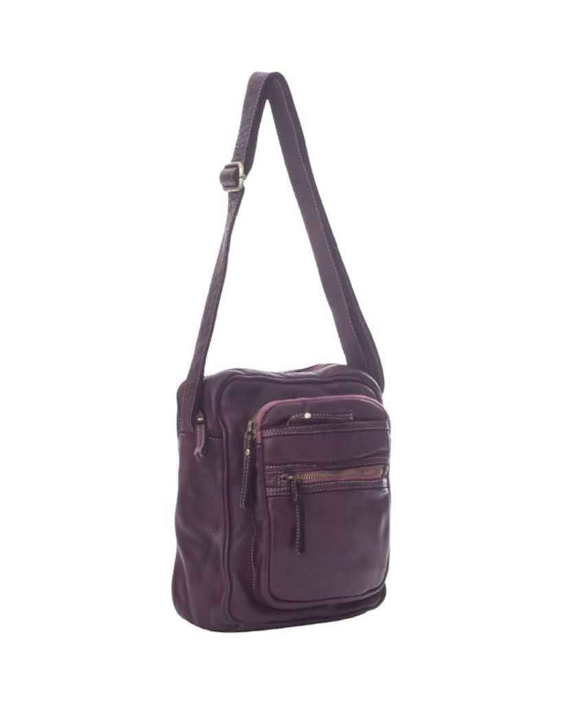 BZNA Bag Damla Bordeaux Italy Designer Unisex Gürteltasche Umhängetasche Fanny Bag