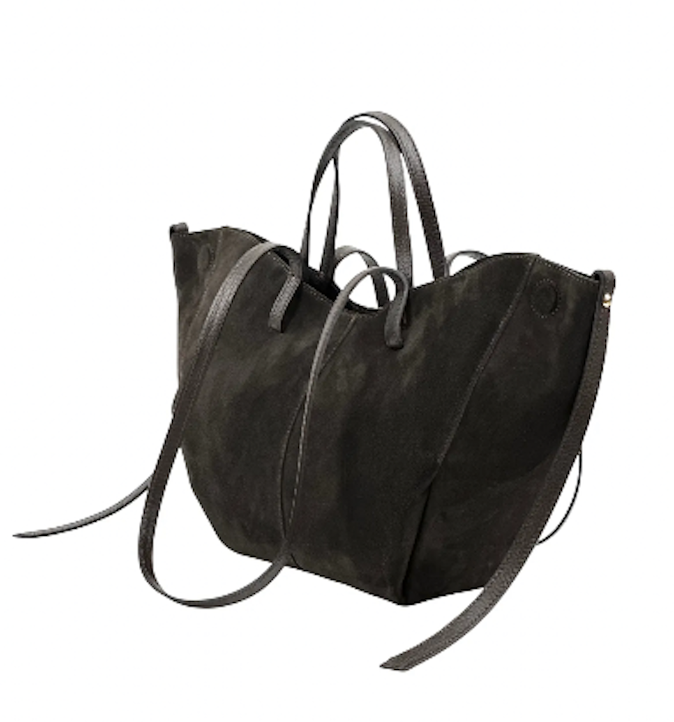 BZNA Bag Fonda Dunkelbraun Wildleder Italy Damen Shopper Handtasche Schultertasche Tasche