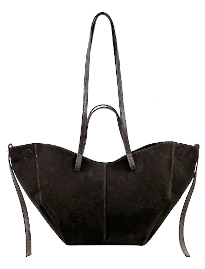 BZNA Bag Fonda Dunkelbraun Wildleder Italy Damen Shopper Handtasche Schultertasche Tasche