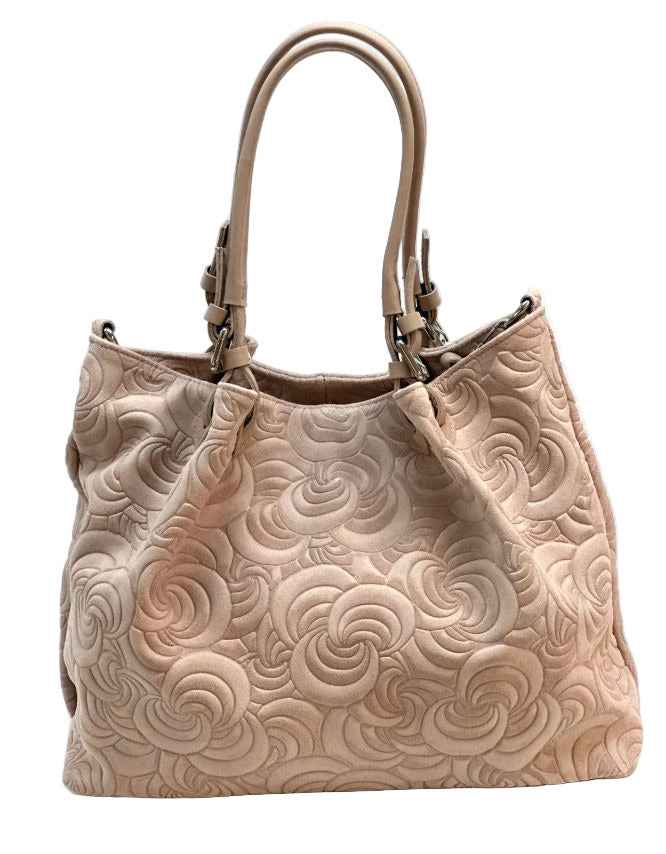 BZNA Bag Amia Cipria geprägt Leder Italy Damen Shopper Handtasche Schultertasche Tasche