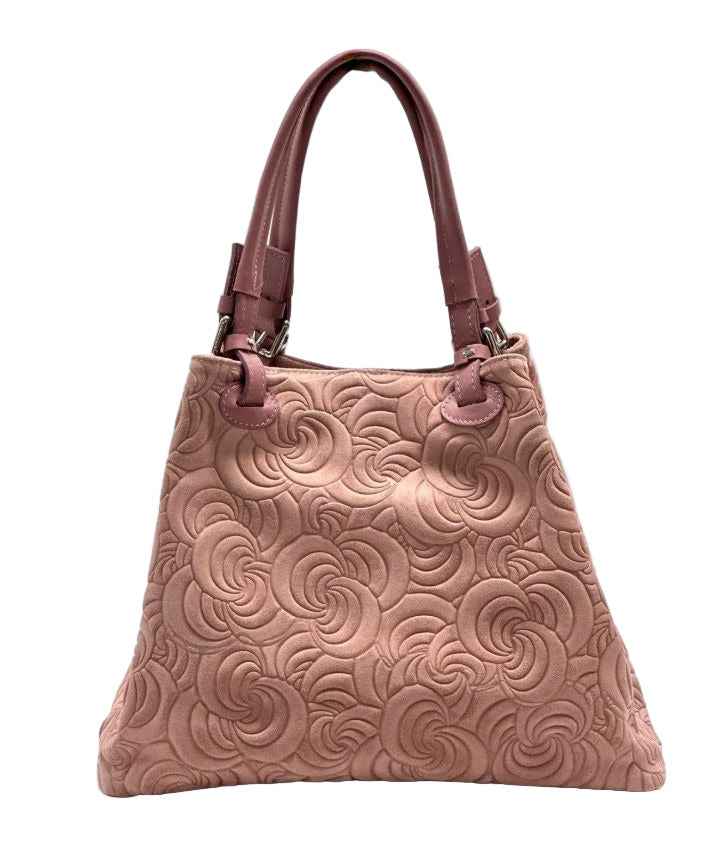 BZNA Bag Amia Rosa antico geprägt Leder Italy Damen Shopper Handtasche Schultertasche Tasche