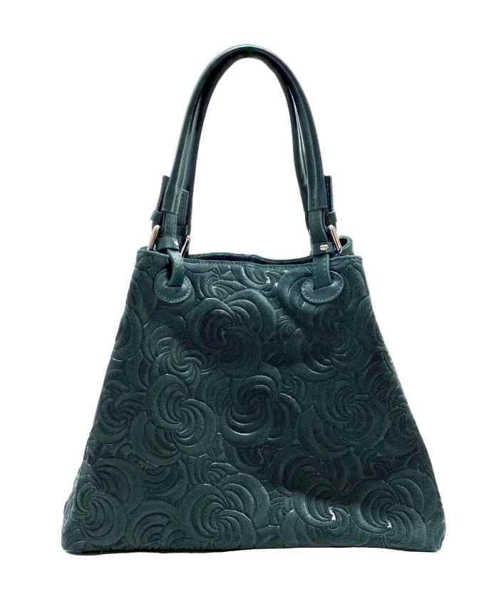 BZNA Bag Amia Ottanio geprägt Leder Italy Damen Shopper Handtasche Schultertasche Tasche