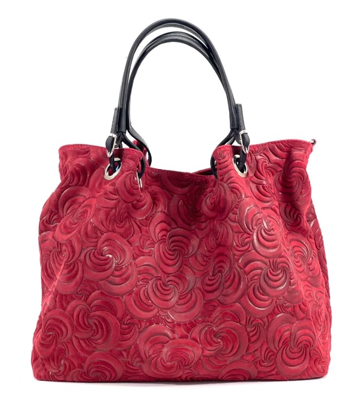 BZNA Bag Sephrina Ottanio geprägt Leder Italy Damen Shopper Handtasche Schultertasche Tasche - B Z N A