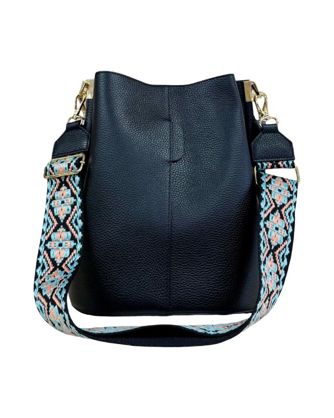 BZNA Bag Shirinia Nero Leder Italy Damen Handtasche Schultertasche Tasche - B Z N A