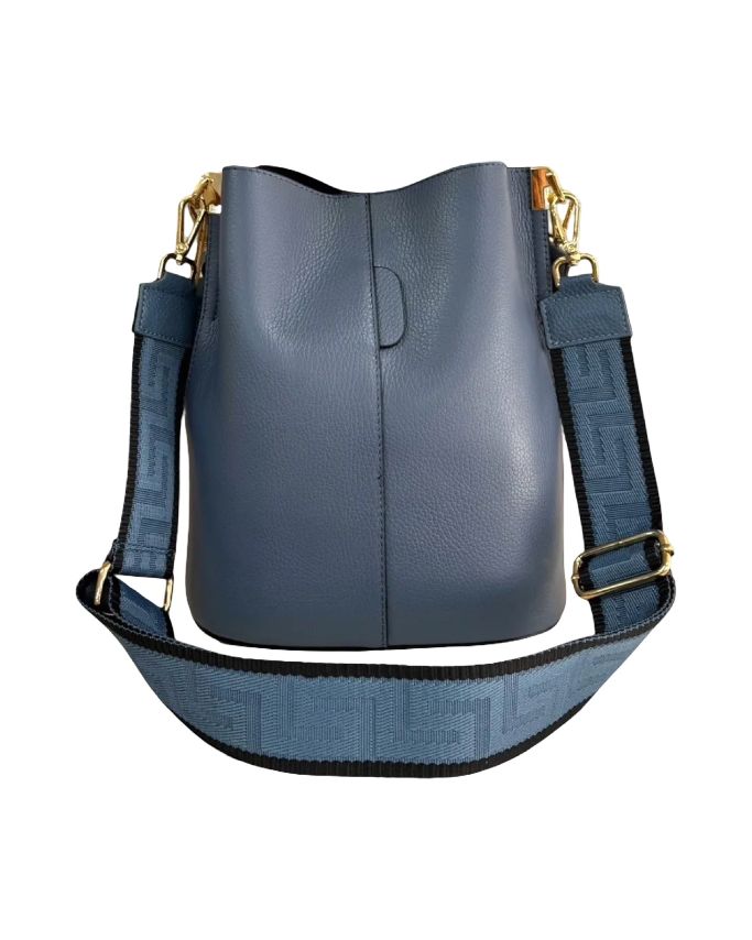 BZNA Bag Shirinia Jeans Leder Italy Damen Handtasche Schultertasche Tasche - B Z N A