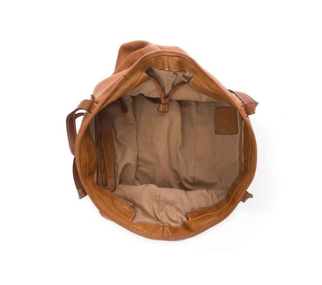 BZNA Bag Lotta Grau Italy Designer Damen Tasche Handtasche Schultertasche Leder Shopper Neu