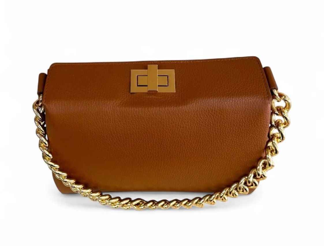BZNA Bag Lahia Nero Leder Italy Damen Handtasche Schultertasche Tasche