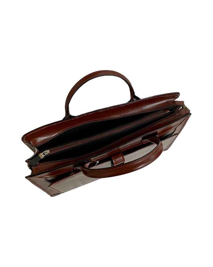 BZNA Bag Liya Moro Business Aktentasche Designer Ledertasche Schultertasche Unisex