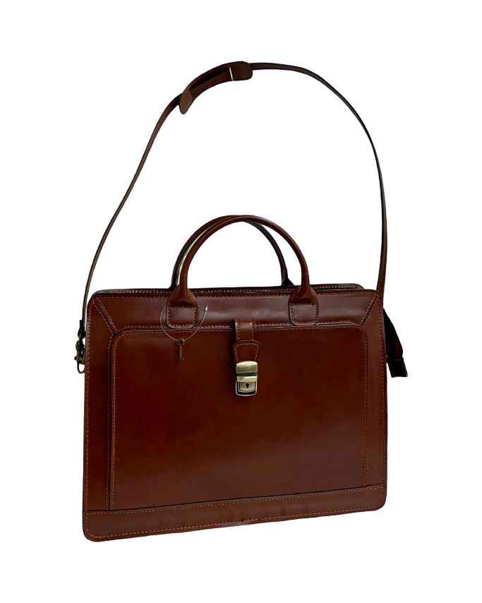 BZNA Bag Liya Schwarz Business Aktentasche Designer Ledertasche Schultertasche Unisex