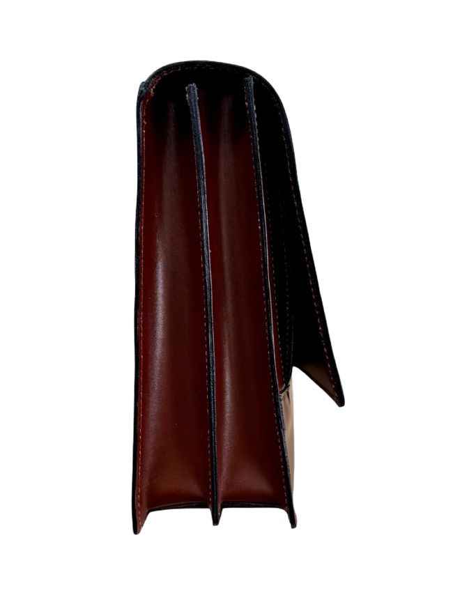 BZNA Bag Ivo Marrone Business Aktentasche Designer Ledertasche Schultertasche Unisex