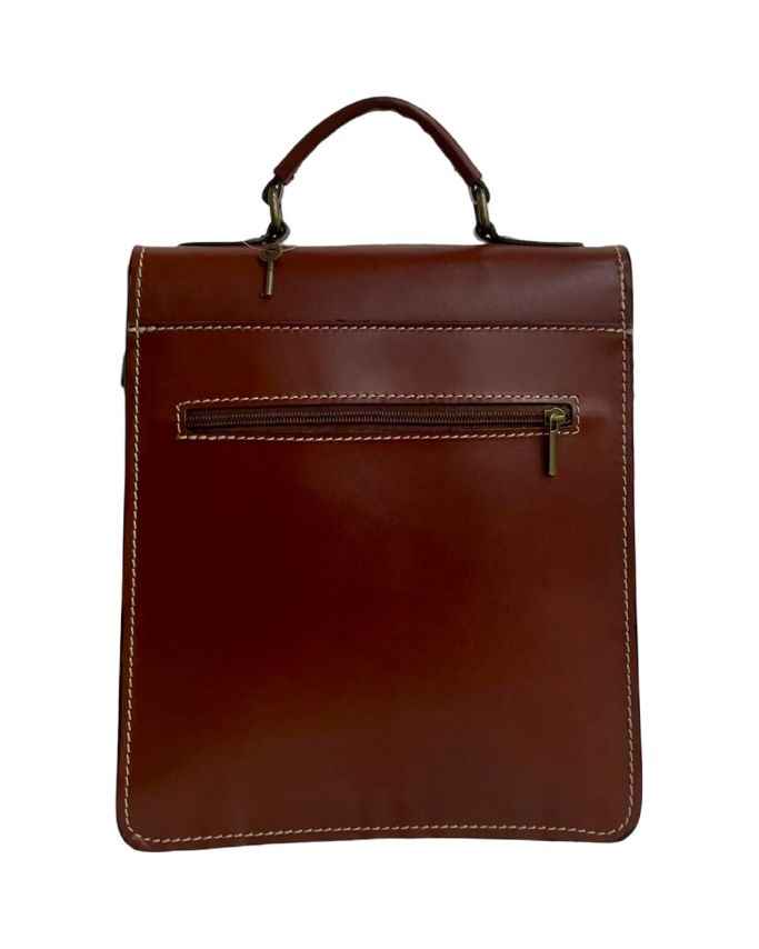 BZNA Bag Allora Moro kleine Business Aktentasche Designer Ledertasche Schultertasche Unisex